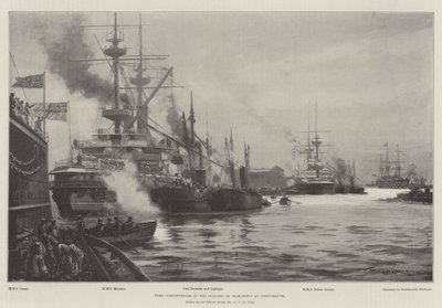 Competencias de tiempo en el abastecimiento de carbón de los buques de guerra en Portsmouth de Charles John de Lacy